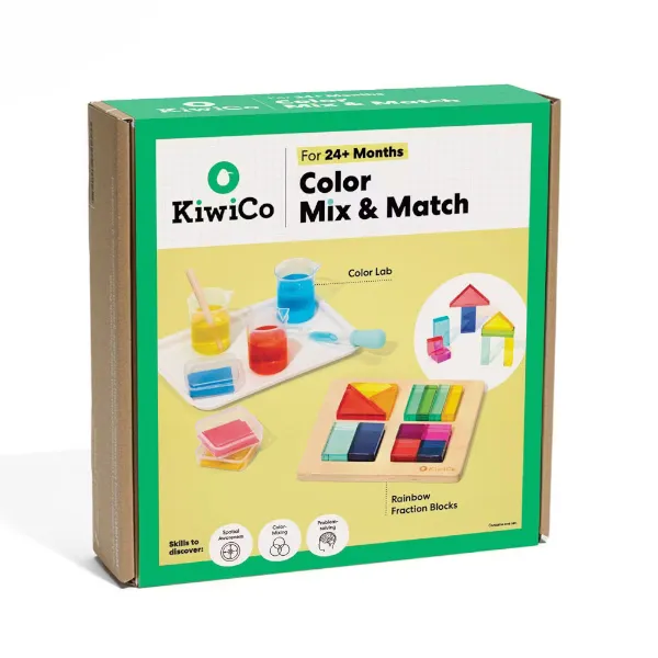 10-piece KiwiCo Activity Play Center Color Mix & Match set for $17