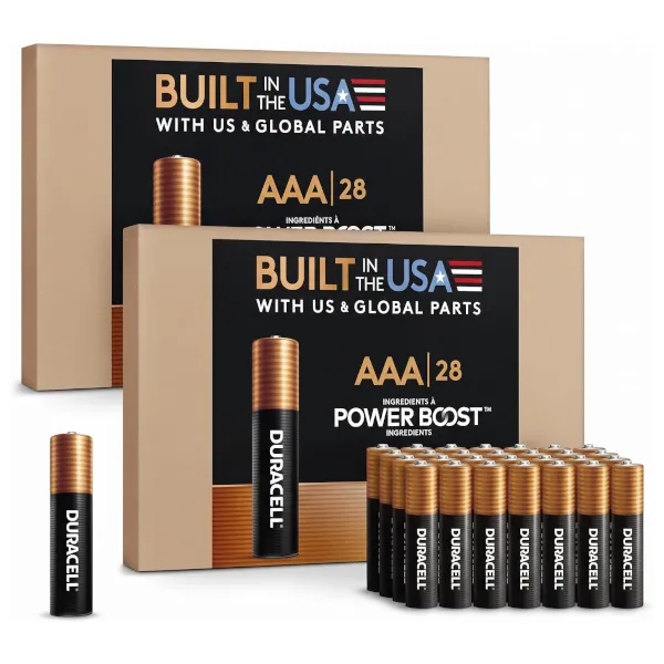 2-pack of 28-count Duracell AAA batteries for $26