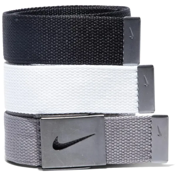 3-pack Nike men's web belt for $17