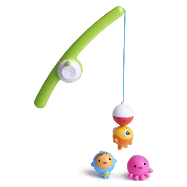 4-piece Munchkin Fishin magnetic baby and toddler bath toy set for $5