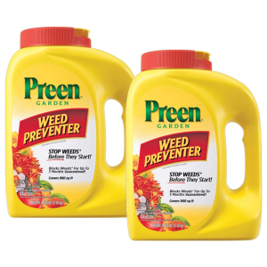 2-pack Preen Garden Weed Preventer 11lb. for $25