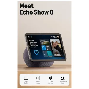Amazon Echo Show 8 (newest model) for $124