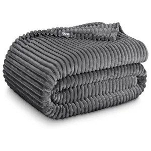 Bare Home microplush fleece blanket, twin/twin XL, for $16