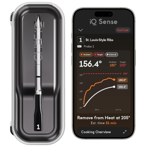 Chef iQ Sense smart wireless meat thermometer for $63
