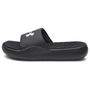 Under Armour men’s Ignite Pro fixed band slides in 004 black/white for $23