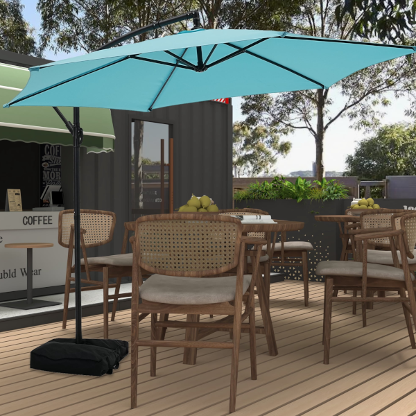 Autlacil 10-ft. cantilever patio umbrella for $56