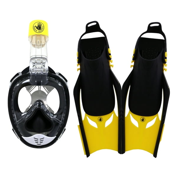 Body Glove Aire full-face snorkel and fin set for $49