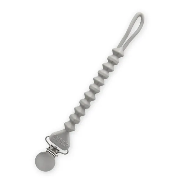 Carter's Child of Mine baby unisex silicone pacifier clip for under $2