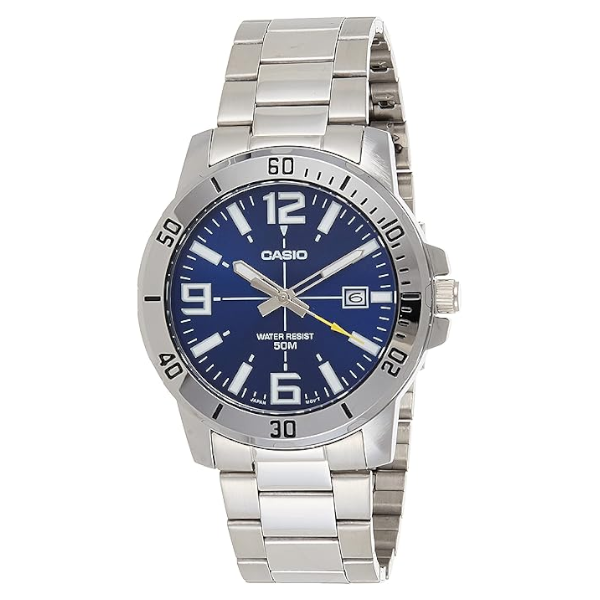 Casio men's diver-style stainless steel watch for $33