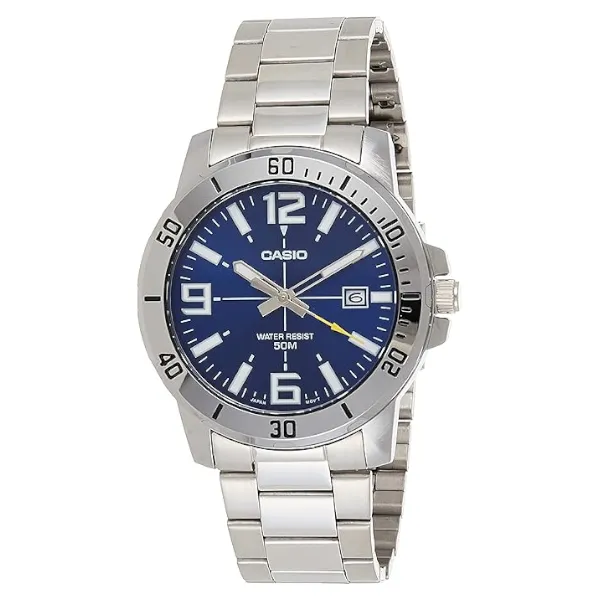 Casio men's diver-style stainless steel watch for $33