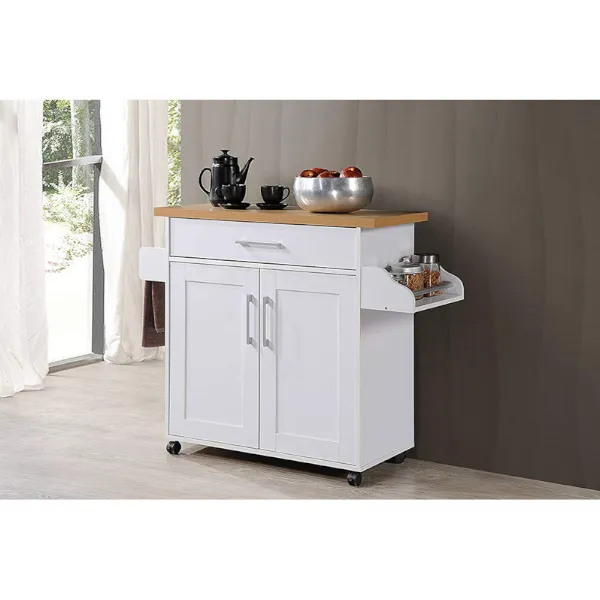 Charlton Home 43" Poneto kitchen cart for $84