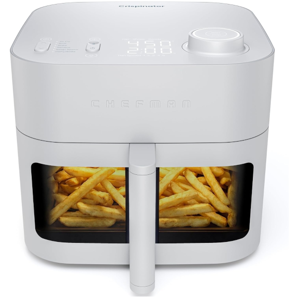 Chefman Crispinator air fryer 6-in-1 with 8-qt capacity for $85