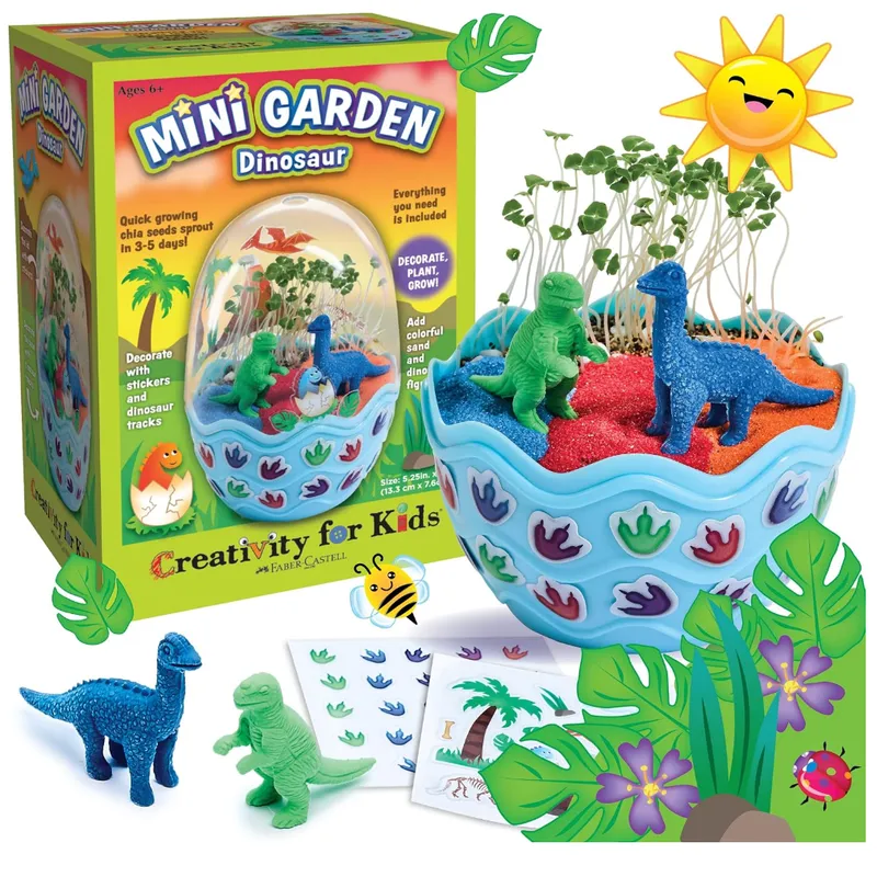 Creativity for Kids dinosaur mini garden terrarium kit for $5