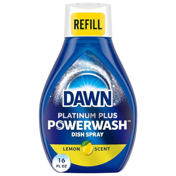 Dawn Platinum Plus 16-oz lemon dish spray refill for $2