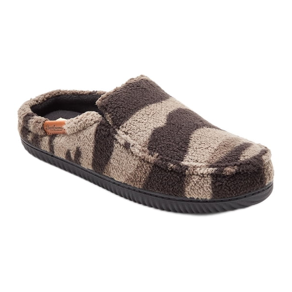 Dearfoams Cozy Comfort men's notch clog slippers for $8