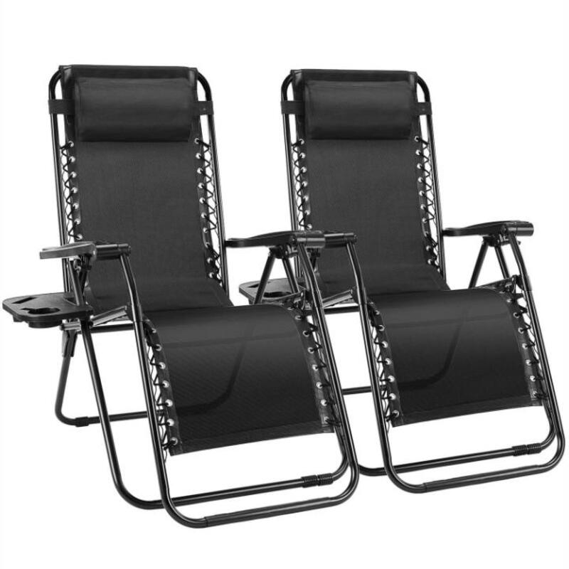 EDX zero gravity outdoor lounge chairs 2-pack for $59