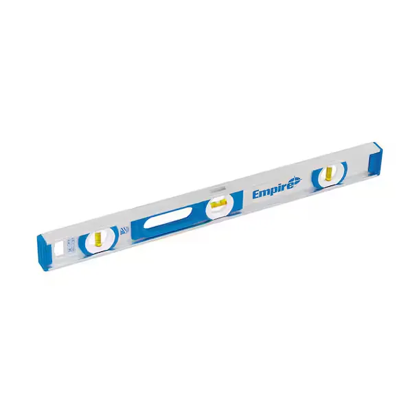 Empire 24-in. aluminum I-Beam level with 12-in box level set for $20