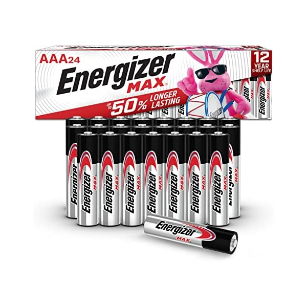 Energizer MAX AAA batteries 24-pack for $10