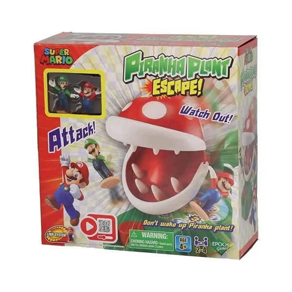 Epoch Games Super Mario Piranha Plant Escape tabletop game for $10