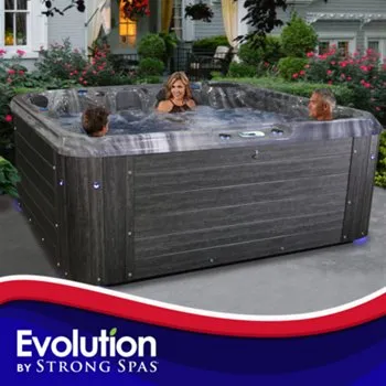 Evolution by Strong Spas Centurion 108-jet, 6-person Double Lounger Acrylic Spa for $7999.99