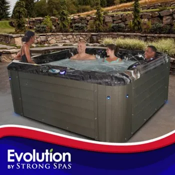 Evolution by Strong Spas Highlands 75-jet, 6 or 7-person Acrylic Spa for $6999.99