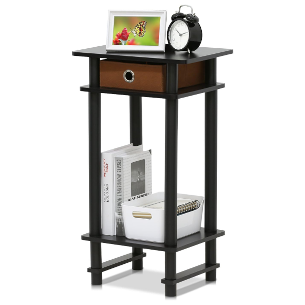 Furinno Turn-N-Tube end table for $14