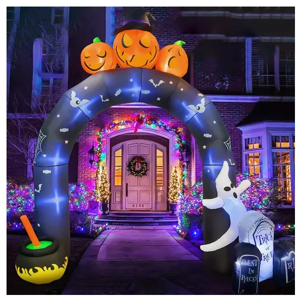 GVDV 10' Halloween inflatables archway outdoor decoration for $40