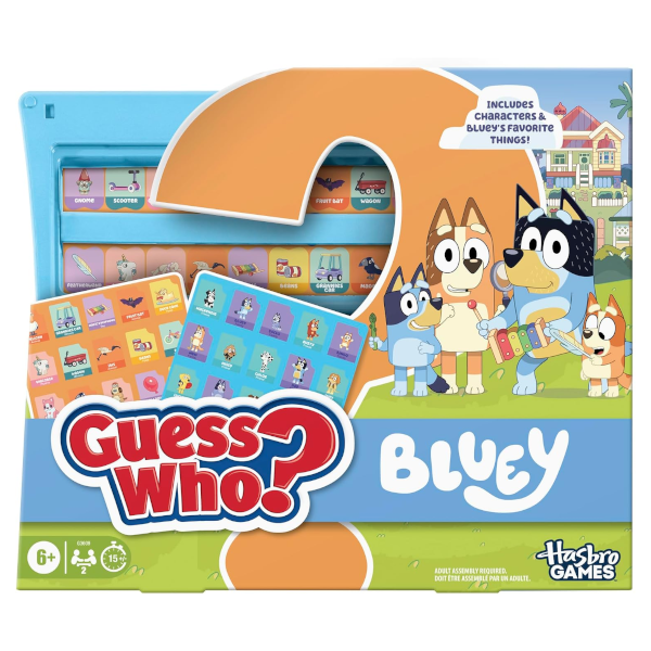 Hasbro Gaming Guess Who? Bluey Edition Game for $12