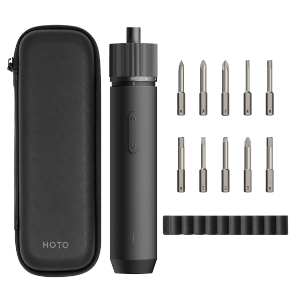 Hoto W1 rechargeable electric screwdriver with LED light for $27