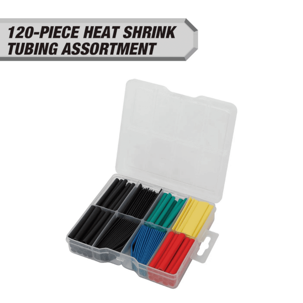 Hyper Tough 120-piece heat shrink tubing assortment for $6
