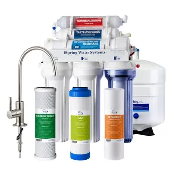 iSpring 6-stage Alkaline Reverse Osmosis Water Filtration System and Faucet for $149.99