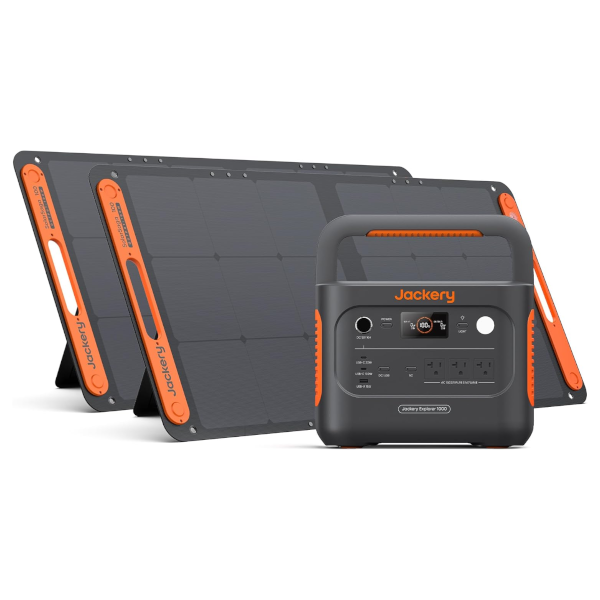 Jackery Solar Generator 1000 v2 with 2 solar panels for $749