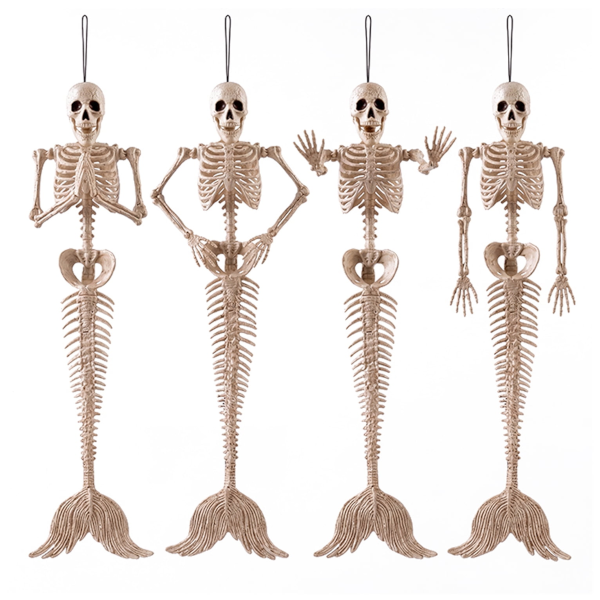 Joyfy 20-inch posable Halloween skeletons 4-pack for $16
