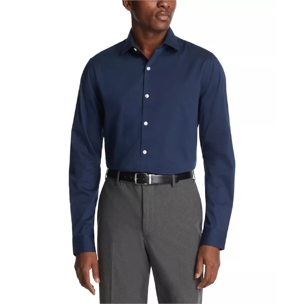 Kenneth Cole Reaction men's slim fit dress shirt for less than $18