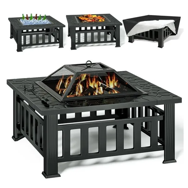 KingChii 32-inch fire pit table for $80