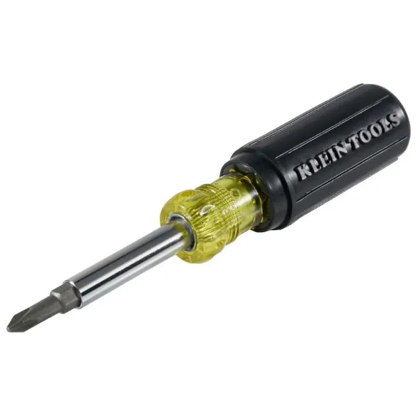 Klein Tools 5-in-1 multi-bit screwdriver for $11