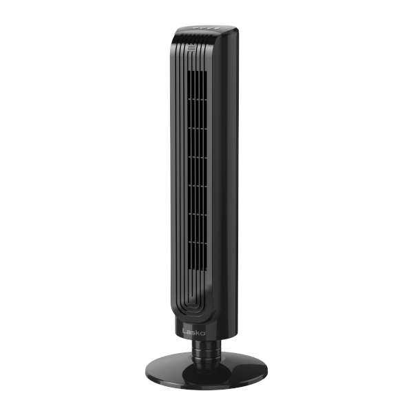 Lasko 32-in. 3-speed oscillating tower fan with remote for $30