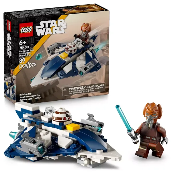 Lego Star Wars Plo Koon's Jedi Starfighter Microfighter for $9