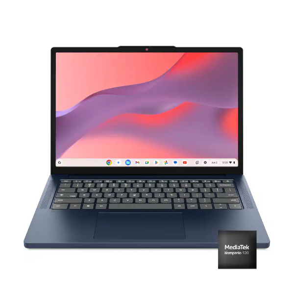 Lenovo 14-in. IdeaPad Slim 3 touchscreen Chromebook with 4GB RAM and 64GB eMMC for $257