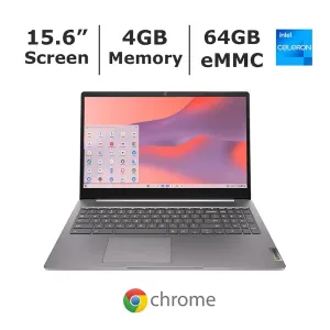 Lenovo 15. 3i Chromebook laptop with 4GB RAM and 64GB eMMC for $229