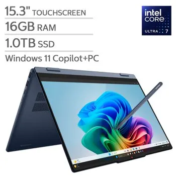 Lenovo IdeaPad 5i 2-in-1 15.3-inch Touchscreen Copilot+PC with Core Ultra 7 Processor - Digital Pen Included. for $899.99