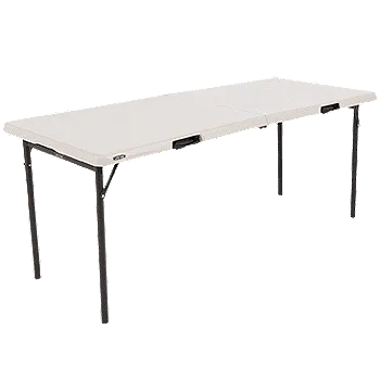 Lifetime 6' Commercial Fold-in-Half Table for $44.99