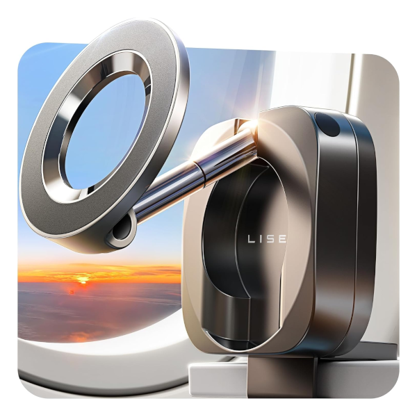 Lisen airplane phone holder mount with 360-degree rotation for $15