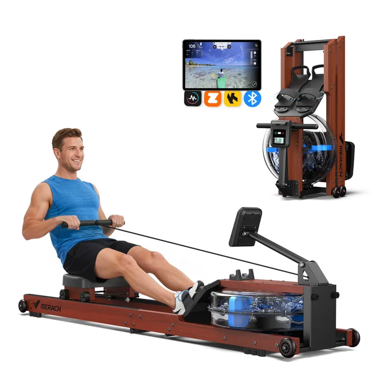 Merach water rowing machine for $200