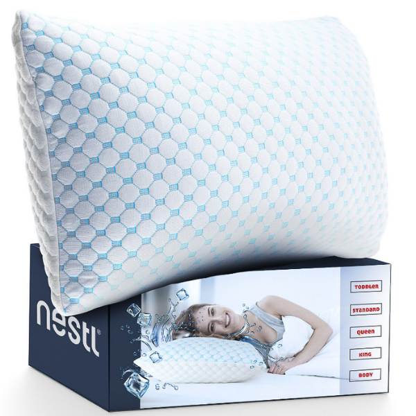 Nestl Bedding memory foam cooling pillow from $27