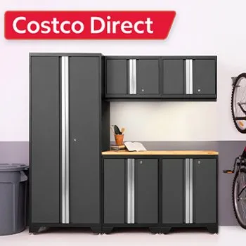 NewAge Products Bold Series 6-piece Cabinet Set with 30" Locker, Base and Wall Cabinet for $599.99