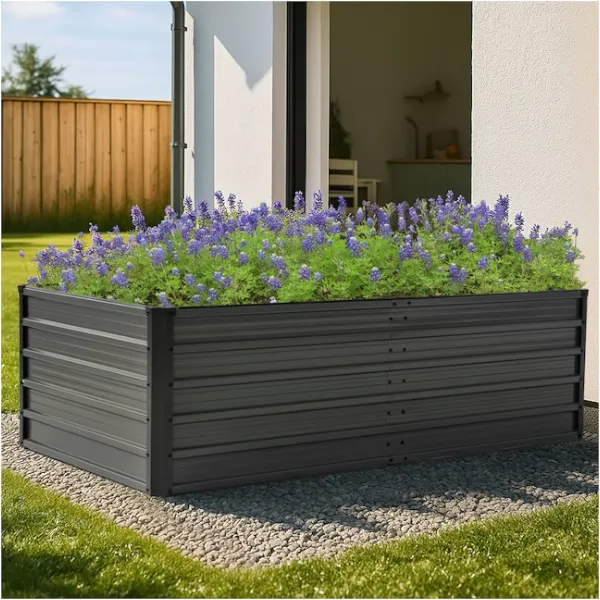 Nuu Garden 71-in. galvanized metal raised garden bed for $53