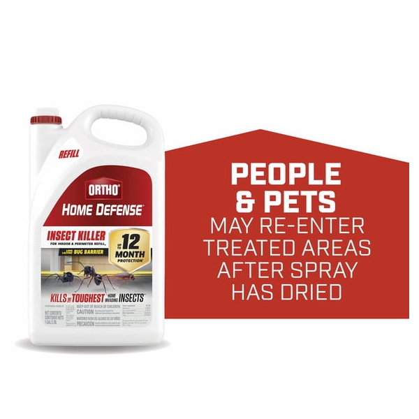 Ortho Home Defense Insect Killer for indoor and perimeter 1-gal refill for $10