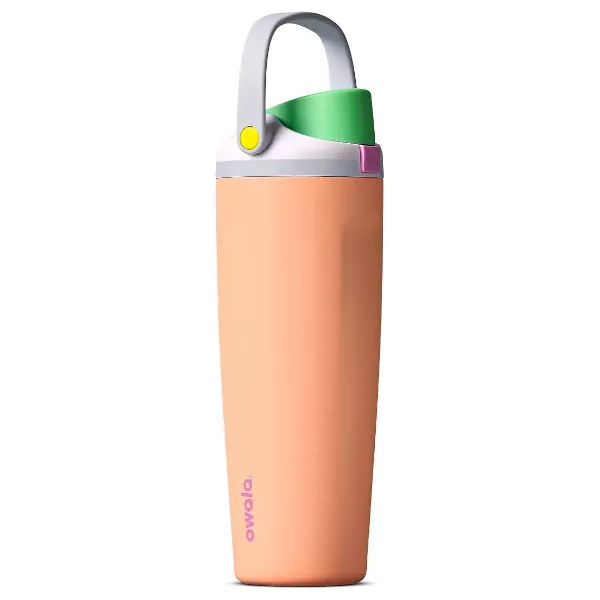 Owala 30-oz. FreeSip Sway travel bottle in peachy keen for $18