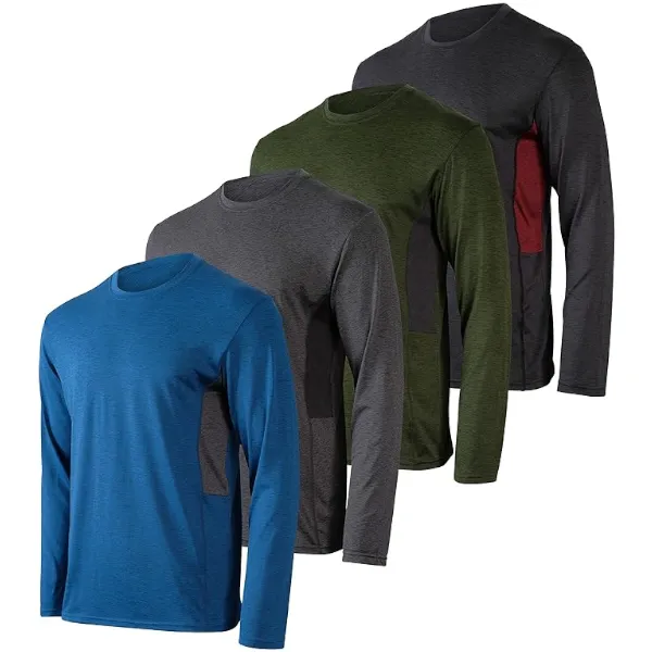 Prime members: 4-pack Real Essentials men's dry-fit UV protective shirts for $28